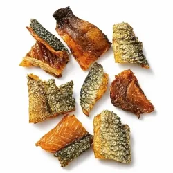 peau de saumon sans additifs alimentation naturelle à