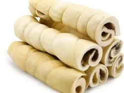 friandise pour chien - volaille - joue de bœuf roulée 30cm - mastication naturelle